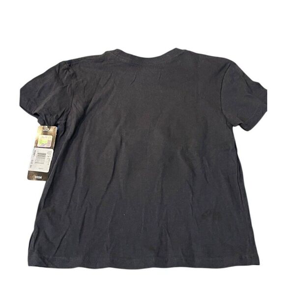 Kids Small 4 Superbowl 50 Trophy Black T Shirt 2015 NWT Broncos Panthers - Picture 2 of 4